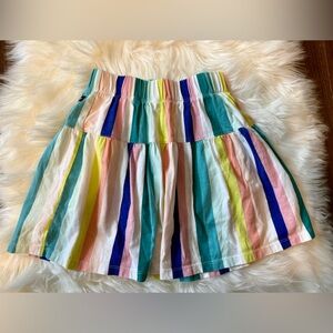 Tea Collection Multicolor Striped A-Line Skirt Size 8